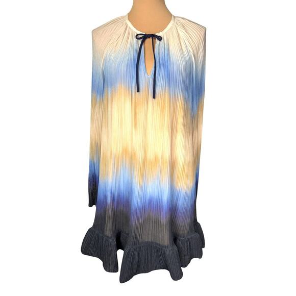 Jonathan Simkhai Adasia Mini Dress Sky Ombre Size 10‎ - Picture 5 of 10